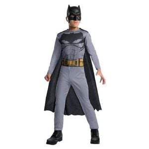 Batman Classic Costume for Children Official DC Comics Superhero Outfit, 6-8-YRS