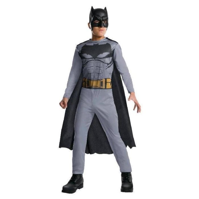 Batman Classic Costume for Children Official DC Comics Superhero Outfit, 6-8-YRS