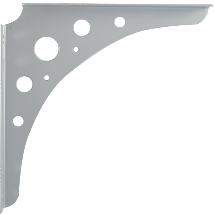 Carinya 300 x 300 x 25 x 2mm Euro Bracket - Single - Silver