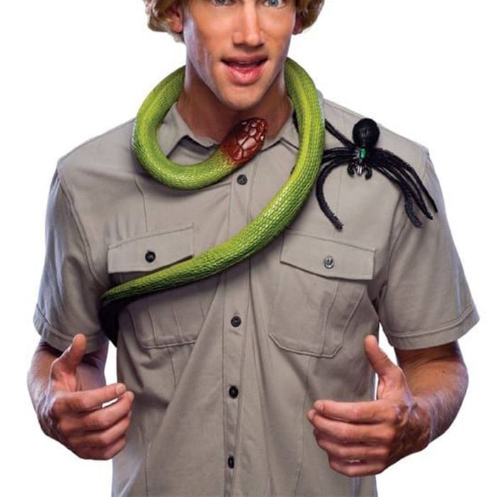 Animal Hunter Blonde Wig Adult Australia Zoo Dress Up Costume Hair Accessory