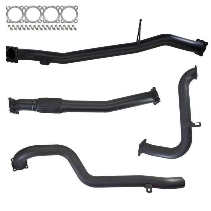 Ignite Exhausts Turbo Back For Nissan Gu Patrol 3l Leaf Spring Ute 3" No Cat With Pipe 409 Stainless Steel
