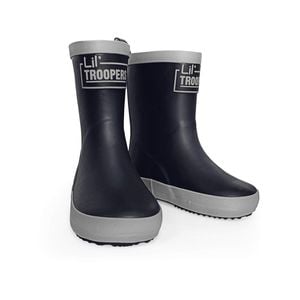 Troopers Black Infant Gumboots - Size 7