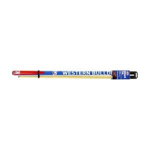 AFL 2-Piece Cue Western Bulldogs Ash Shaft 10mm Elkmaster Tip Billiards/Pool