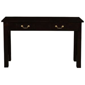 Tasmania 2 Drawer Straight Leg Sofa/Hall Table (Chocolate)