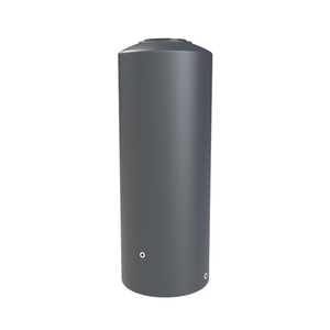Melro Tanks 650L Metal Grey Round Poly Water Tank