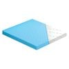 STARRY EUCALYPT Memory Foam Mattress Topper Ventilated Gel Bamboo 12cm Single
