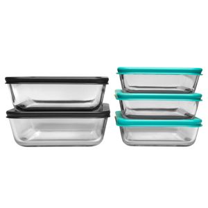 Pyrex Simply Store 5 Piece Rectangle Assorted Set