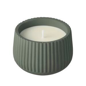 Waxworks Cement Green Citronella Candle