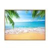 Artey | Island Dream - Framed Canvas - Natural Frame - 90 x 120cm
