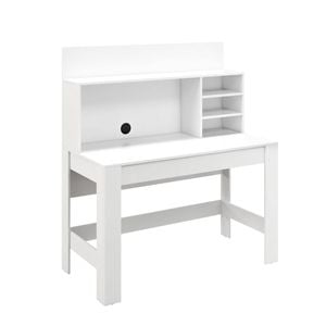 Costway 120cm Computer Desk W/bookshelf Home Office Writing Study Table