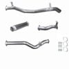 Ignite Exhausts Dpf Back For Toyota Landcruiser 79 Series V8 S/cab 3" With Hotdog Raw Aluminised Steel