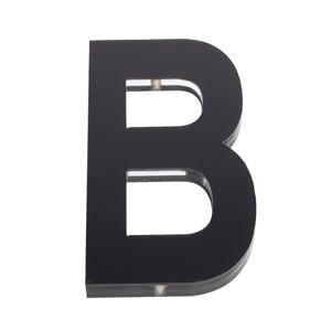 Sandleford 120mm Black Ultra Acrylic House Letter B
