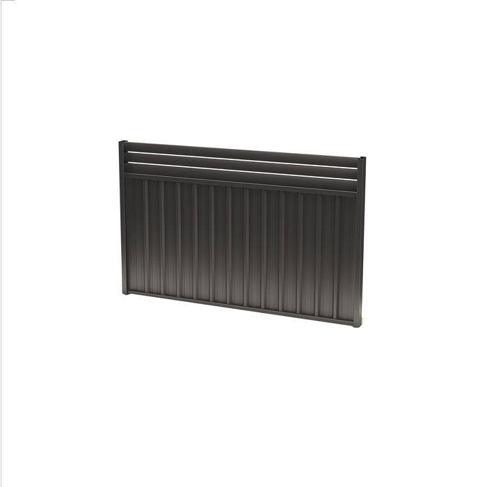 Sector Panel Fencing 1.5/0.3m Ironsand Borderline Panel