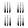 12pc Target Pro Vision Shaft Multipack Replacement Dart Accessory Short Black