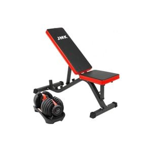 Powertrain 24kg Adjustable Dumbbell Home Gym Exercise Bench Weights