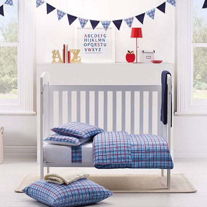 Gypsy Kids 6 Pce Cot in a Box - Checked