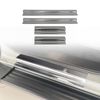 AUSGO Door Sill Protector for ISUZU DMAX D-MAX Dual Cab 2012-2020 Stainless Steel Scuff Plate Cover