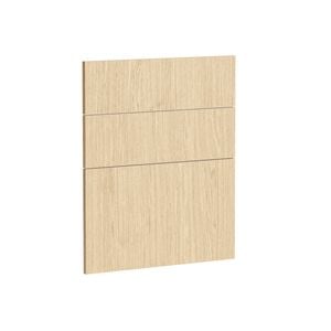 Kaboodle 600mm Honey Oak Modern 3 Drawer Panels