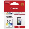 Genuine Canon CL661XL High Yield Tri-Colour Ink Cartridge
