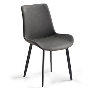 Eureka Milo DC14 Dining Side Chairs Set of 2 Gray