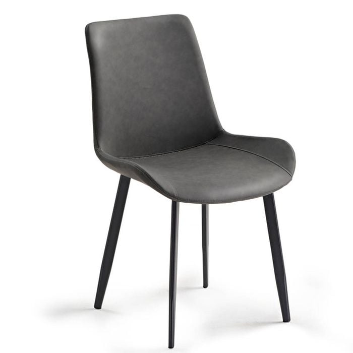 Eureka Milo DC14 Dining Side Chairs Set of 2 Gray