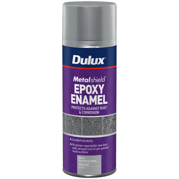 Dulux 300g Metalshield Epoxy Enamel Gloss Spray Paint Structural Steel
