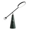 Nordhavn 240v Green Orbit Table Lamp, Marble Led Bedside Lampshade Desk Light