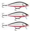 3x Rapala 7.5cm Countdown Sink Hardbody Balsa Fishing Lures - Gilded Red Belly