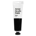 Boyle 100ml Black Artist Acrylic Paint