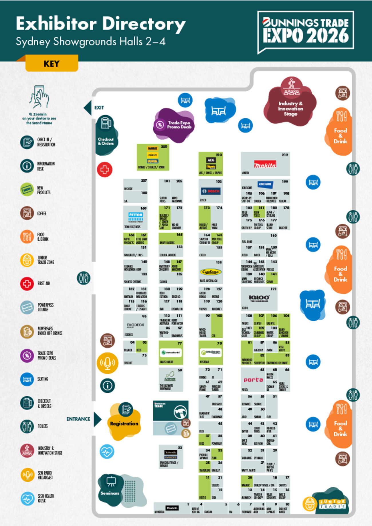 Bunnings Trade Expo Sydney Directory