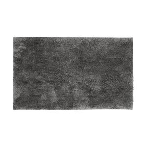 Bambury Microplush Large Bath Mat 50 x 80cm Pewter Woven Raised Pile