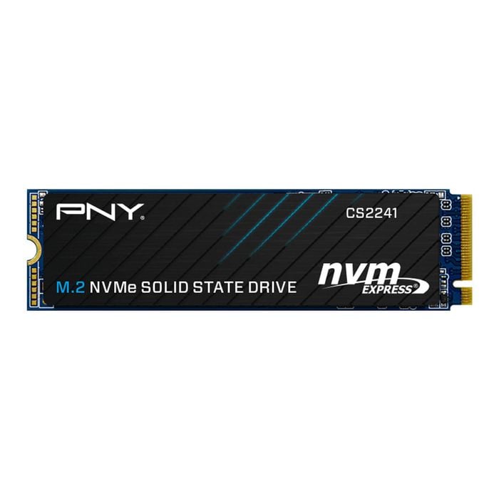 PNY CS2241 1TB NVMe SSD Gen4x4 M.2 5100MB/s 3200MB/s R/W TBW 1.5M hrs MTBF 5yrs wty