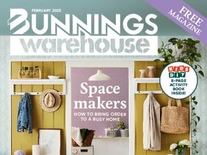Bunnings Magazine February edition front cover.