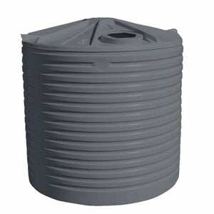 Clark Tanks 9092L Round Poly Water Tank - Light Grey