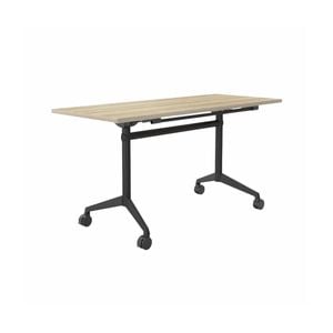 Olg Modulus Flip Table Full Black Frame New Oak Ravine Top L1600mm X W600mm