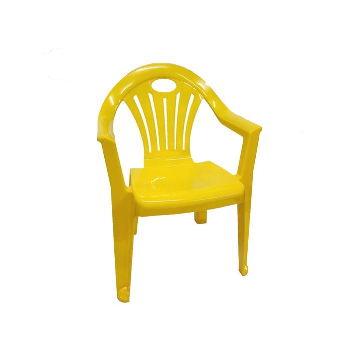 Fountain Yellow Kids Plastic Chair