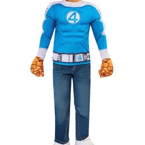 Fantastic 4 Boys The Thing Muscle Chest Costume - 5-6