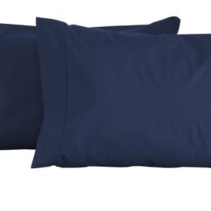 Jenny Mclean Porto Pillowcases 2 Pcs Set 100% Cotton 400TC - Navy