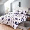 Dreamfields King Brunnera Design Soft Quilt Doona Duvet Cover Set