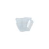 12x 6pc Partyware Mini Dish Small Serving Bowls Set Wave 105x59x59mm Clear