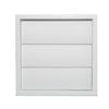 Builders Edge 100mm White Gravity Vent