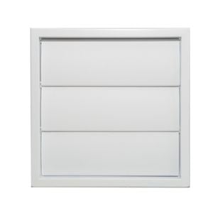 Builders Edge 100mm White Gravity Vent