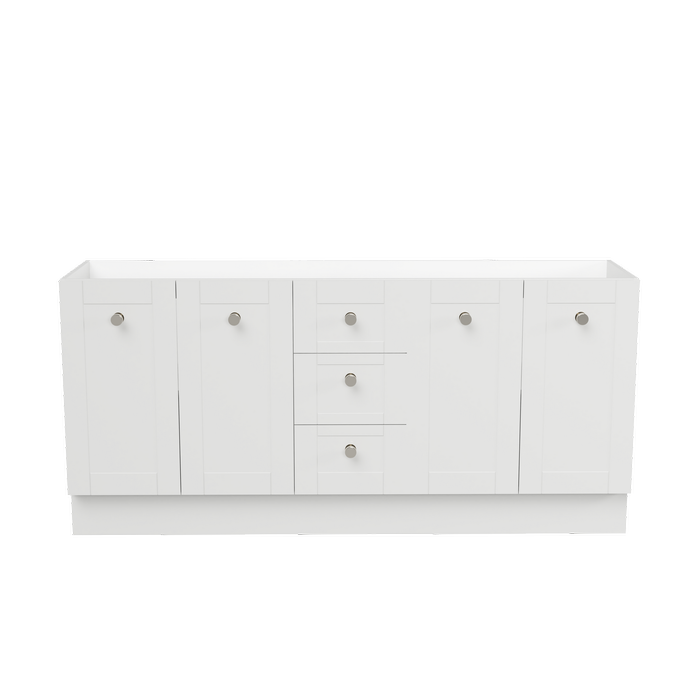 New England Joinery 1800mm Diadem Double Bowl Floorstanding Vanity - Cabinet Only