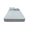 Dreamz Latex Cooling Bed Sheet Set Fitted Pillowcase Washable Summer 3pcs Double