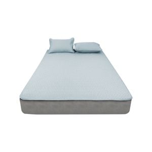 Dreamz Latex Cooling Bed Sheet Set Fitted Pillowcase Washable Summer 3pcs Double