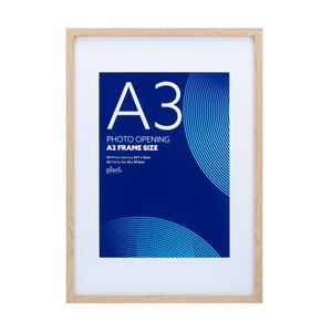Pixel Natural A2 Mat to A3 Poster Frame