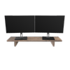 Desky Monitor Stand - Natural Walnut Melamine