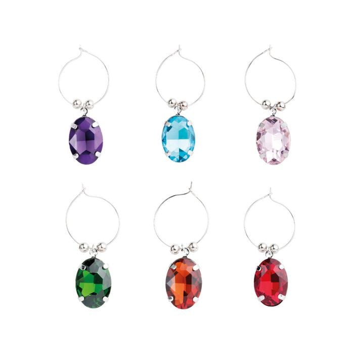 Tonic Gem Wine Charm 2cmx2.5cm Cellar