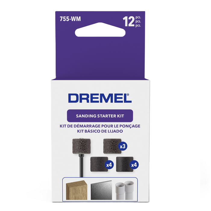 Dremel 755-AW 12-Piece Sanding Rotary Accessory Starter Kit