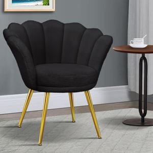 ALFORDSON Armchair Plush Black